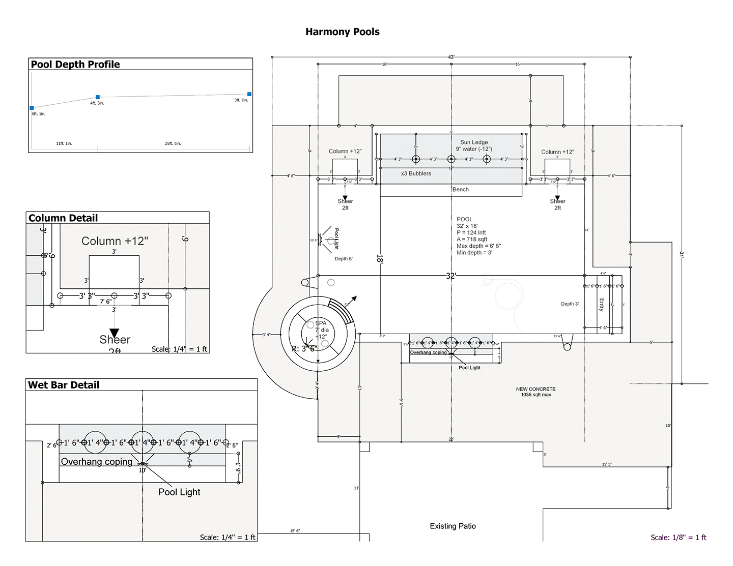 City Permit Pool Plans Swimming Pool Design Plans