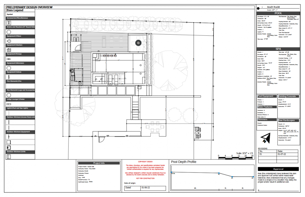 2d Pool Plans 