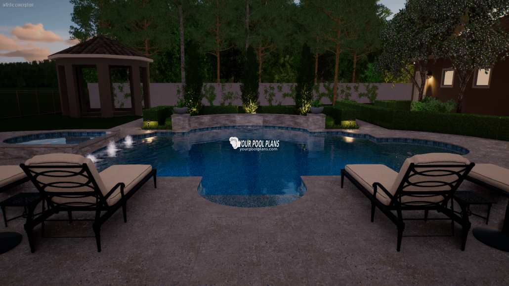custom 3d pool design online