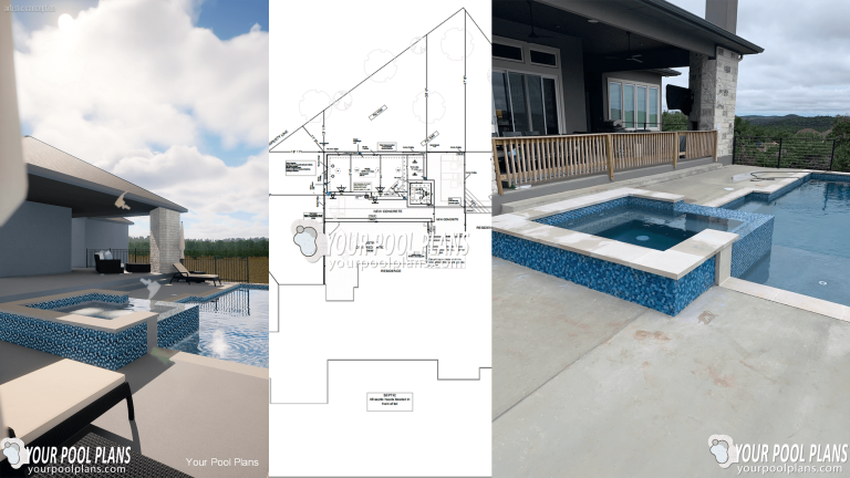 swimming pool design before and after