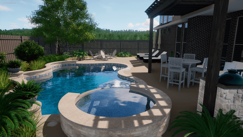 Lazy River Pool design Plans