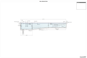 Commercial swimming pool cross section drawings