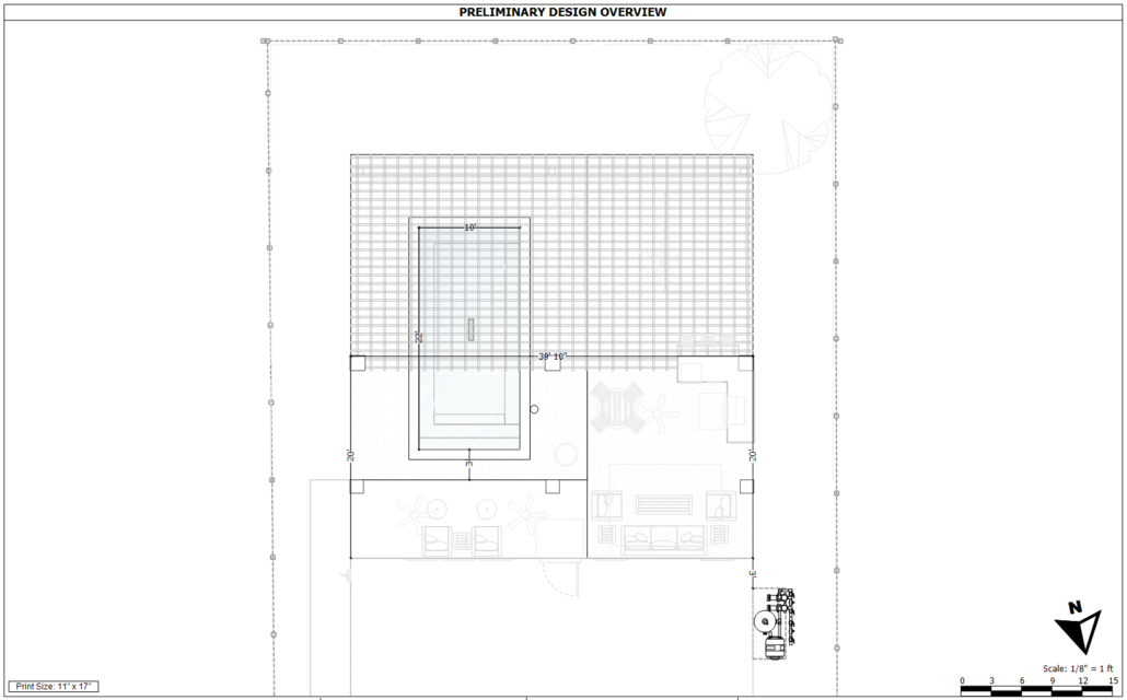 Pool Permit Plans San Antonio TX 2D Plan View