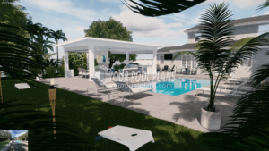 Pool permit plans Georgia 3d rendering (6)