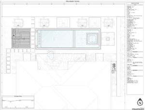 Pool permit plans Texas plan view