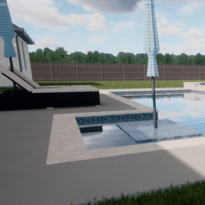 in pool table design 3D example