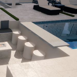 wet bar area pool design example