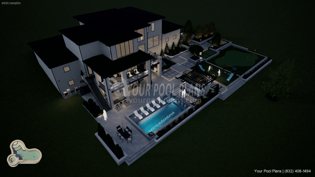 Pool permit plans, pool design plans, South Carolina