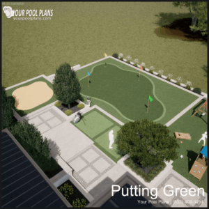 Putting green design addon product image