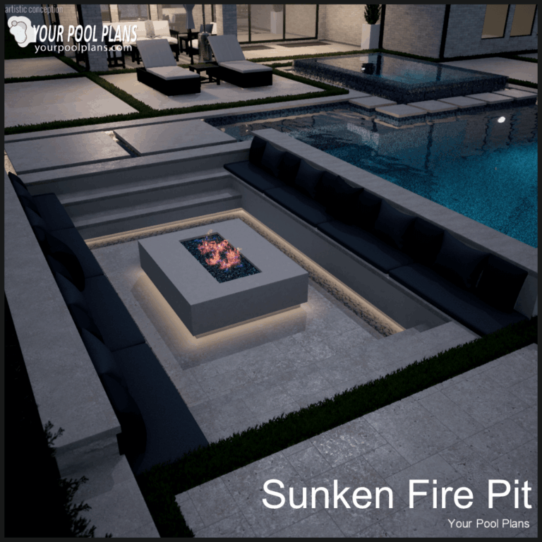 Sunken Fire Pit design addon product image